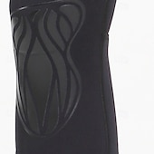  Pantaloni da sub in neoprene da 1,5 mm da uomo, pantaloni da muta, pantaloni da bagno elasticizzati, maniche lunghe, per surf, snorkeling, immersioni, tinta unita, invernali