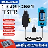 billige automatiske verktøy-Bilkretstester, 611 sikringslekkasjedetektor, isolasjonsmateriale, batteridrevet, 36 V driftsspenning, med LCD-skjerm og forbelysningsfunksjonalitet, for bilelektrisk