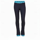 halpa Taitoluisteluhousut ja legginsit-taitoluisteluhousut naisten tyttöjen luisteluhousut musta joustava harjoituskilpailuluisteluasu lämpö lämmin kristalli / strassi luistelu taitoluistelu