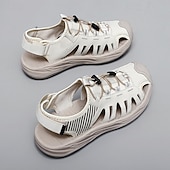 economico sandali da esterno-sandali sportivi beige da uomo: design comodo con rete traspirante, vestibilità regolabile per la spiaggia, le passeggiate e l'estate