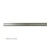 olcso Konyhai tárolás-1 db-os alumíniumötvözetből készült mágneses fali késtartó, tartós fém konyhai késtartó, lyukmentes tárolóállvány, erős mágnesek, helytakarékos kialakítás, könnyű hozzáférés és tisztítás, tökéletes