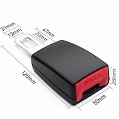 levne Příslušenství k bezpečnostním pásům-spona na bezpečnostní pásy do auta zarážky alarmu pro autosedačky přezky pásů univerzální nastavitelný kryt prodlužovacího nástavce bezpečnostního pásu zátky bezpečnostních pásů do auta bezpečnostní