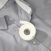 baratos Utensílios para o Lar-Protetor de gola descartável autoadesivo de 8m para absorção de suor, respirável, ideal para camisetas brancas, golas e chapéus. Adesivo absorvente anti-sujeira para forro de camisa.