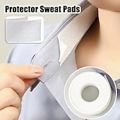 baratos Utensílios para o Lar-Protetor de gola descartável autoadesivo de 8m para absorção de suor, respirável, ideal para camisetas brancas, golas e chapéus. Adesivo absorvente anti-sujeira para forro de camisa.