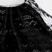 abordables Surfing Tankinis &amp; Bikinis-Mujer Traje de baño con estampado floral Traje de baño Tankini Floral Elástico Sin Mangas Bañadores Surf Playa Vocación Verano