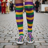tanie Buty damskie-Kobiece buty płócienne slip-on z nadrukiem koralików i lilii – Stylowe i wygodne obuwie na karnawałowe parady letnie uroczystości imprezy tematyczne i codzienne wyjścia