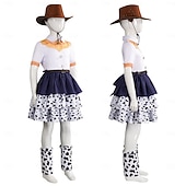 cheap Women's Costumes-Jessie Halloween Props Masquerade Fancy Costume Carnival Costume Cosplay Halloween for Girls' Adults Christmas New Year Party Casual Daily