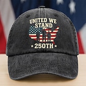 economico Cappelli Patriottici 250-Per uomo Unisex Cappello per il 250° anniversario degli Stati Uniti Cappellino da Baseball Cappello da Sole Cappello da Camionista Blu Nero Poliestere / Poliammide Regolabile Patriotico Vacanza Sport
