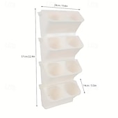 levne pribor za njegu biljaka-4 ks nástěnných květináčů, vertikálních květináčů, květináčů do sáčků na rostliny, zahradních květináčů, nádob na květiny, zeleninu, bylinky, vnitřní a venkovní zahradní dekorace