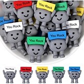 ieftine Cadouri-25 de jucării mini din cauciuc "You Rock", cadouri pozitive, "You Rock", figurine mini, decorațiuni și încurajări, cadouri motivaționale de ziua de naștere pentru colegi, personal și profesori