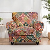 זול כיסוי לספה-כיסוי לספה עם כורסה, כיסוי אלסטי נמתח לספה יחידה, נגד החלקה, עמיד לאבק, כיסוי ספה מגן לסלון לשימוש ביתי