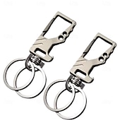 preiswerte Freizeit im Freien-2 Stück robuste Schlüsselanhänger mit Flaschenöffner und Karabinerhaken für Damen und Herren