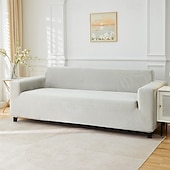 お買い得  ソファカバー-伸縮性のあるジャカード生地のストレッチソファカバー、ソファーカバー、セクショナルL字型ソファースリップカバー、コーナーケース、リビングルーム用、1、2、3、4人掛け