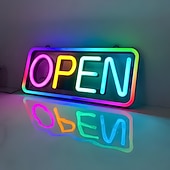 abordables 123496-Lumières néon colorées, salle d'e-sport, salle de jeux, appliques murales décoratives RGB, suspensions, télécommande USB