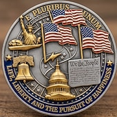 levne 250. výročí USA-Pamětní mince Spojených států kovová U.S 250 let svobody – výzva mince Amerického orla sběratelská mince k 250. výročí vlastenecký vojenský suvenýr semikvincenální