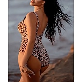 preiswerte One Pieces Rash Guards-Damen Badeanzug Badeanzüge Einteilige Einfarbig Geometrie UV Schutz Hohe Elastizität Ärmellos Bademode Surfen Tauchen Schnorcheln Sommer