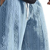  Ανδρικά Καλοκαιρινό σορτς Σορτς παραλίας Casual σορτς Σορτς με υφή Ζακάρ Κορδόνι Ελαστική μέση Συμπαγές Χρώμα Άνεση Αναπνέει Μήκος γόνατος Καθημερινά ΕΞΩΤΕΡΙΚΟΥ ΧΩΡΟΥ Streetwear Διακοπές Μοντέρνα