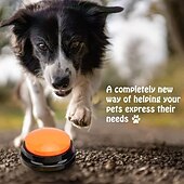 abordables accessoires de forage-1 bouton d'enregistrement vocal pour la communication et le dressage des animaux de compagnie, enregistrement de 30 secondes &amp;Jouet pour chien avec retour vocal, clicker enregistreur pour chat, chiot,