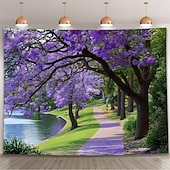 cheap Wall Tapestries-Tapestry Banners Blanket Forest 3D Bedroom Living Room Dorm Teens Room College Dorm Wall Porch Home Decor