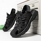 preiswerte Outdoor-Sandalen-Schwarze Herren-Sportsandalen – schnelltrocknend, verstellbar und komfortabel – ideal zum Wandern, für Strand und Sommerabenteuer.