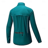 cheap Men's Jackets &amp; Gilets-WOSAWE Men's Windbreaker Cycling Jersey Cycling Jacket High Visibility Waterproof Windproof Cycling Bike Jacket Windbreaker Mountain Bike MTB Road Bike Cycling City Bike Cycling Navy Green Black Bike
