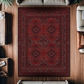 billiga Områdesmattor-Vintage persisk matta, fläckbeständig och lätt att rengöra, etnisk soffpläd, halkfri sängmatta i sovrummet, slitstark och elegant golvdekor i vardagsrummet