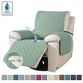 abordables Funda para sillón reclinable-Funda de sofá para mascotas, color sólido, elástica, impermeable, antideslizante, resistente a las manchas, universal, moderna y sencilla, para el hogar, sala de estar, regalo para dueños de mascotas