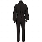 Χαμηλού Κόστους Ενδύματα-Σετ Πανκ &amp; Γκόθικ Μεσαίωνα Jachetă Φράκο Πουκάμισο Μακριά Μανίκια Vampires Ευγενής Φανταχτερή Φόρεμα Ανδρικά Φαντασία βασιλικός Steampunk Χριστούγεννα Απόκριες Επίδοση Σκηνή Ρεν Φερ Ενήλικες