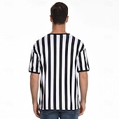 ieftine Costume de fani-Meciul Mondial de Fotbal 2026 Costum Cosplay Tricou Arbitru Cosplay Adulți Bărbați Halloween Carnaval Meci de fotbal Îmbrăcați-vă