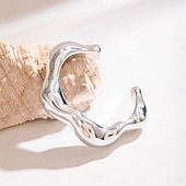 olcso Tánckiegészítők-Samba Kiegészítők Absztrakt Szobrászati Karperecek Nőknek - Modern Irregular Arany  Ezüst Hangzású Karkötők Nagy Kijelentés Ékszerek Előadói Jelmez