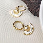 preiswerte Ohrringe-1 Paar Ohrringe For Damen Türkis Täglich Straße Legierung Monogramm