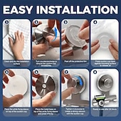 tanie Gadżety łazienkowe-Wytrzymały uchwyt na maszynkę do golenia ze stali nierdzewnej o wadze 15,43 funta do prysznica - uchwyt ścienny do łazienki ze stali nierdzewnej 304, odporny na uszkodzenia, zdejmowany haczyk na