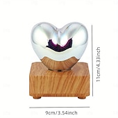 ieftine Lumini decorative-1 buc lampă de noapte cu artificii de dragoste 3D alimentată prin USB 11 * 9cm decorativ pentru dormitor living dining atmosferă pentru capul de pat lumini decorative cadouri