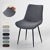 halpa Ruokailutuolin päällinen-jacquard-ruokailutuolin päällinen, 1 kpl joustava pestävä kangaspäällinen kotikeittiöön, hotellijuhliin