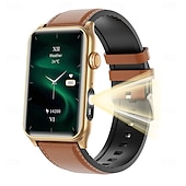 baratos Seleções de Valor-G50 Relógio inteligente 1.57 polegada Relógio inteligente Bluetooth Podômetro Aviso de Chamada Monitoramento de Atividade Física Compatível com Smartphone Unisexo Suspensão Longa Chamadas com Mão