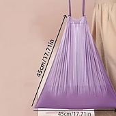 Недорогие Кухонная утварь и гаджеты-1 рулон / 50 штук сверхпрочных, плотных мусорных мешков на завязках, большие портативные кухонные мусорные мешки для домашнего использования.