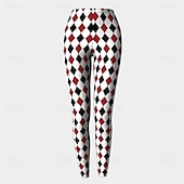 cheap Bottoms-Cologne Carnival Pants Leggings Clown Jester Diamond Pattern Cosplay Adults' Women's Carnival Mardi Gras Casual Party Dress Up