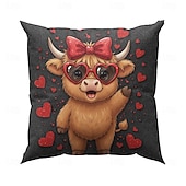 お買い得  枕、挿入物、カバーを投げます-1 個 ベルベット 枕カバー, プリント シンプル カジュアル 方形 伝統的な クラシック