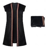 olcso Felsők-Punk és gótika Középkori Reneszánsz Blúz / Ing Tunika Ujjatlan Harcos Lovag Viking Kelta lovag Ranger Íjászat Jelmez Férfi Viking Fantasy Farsang Álarcos mulatság Teljesítmény Halloween Színpad