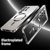 olcso Samsung-tokok-telefon Ügy Kompatibilitás Samsung Galaxy S26 Ultra Plus S25 S25 él S24 S23 S22 Plus Ultra Fekete tok Átlátszó Mágneses Ütésálló Retro TPU