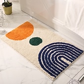 cheap Bathroom Mat-Bathroom Mat Minimalist Durable Entrance Floor Mat Wear-Resistant Absorbent Non-Slip Welcome Rug for Home Bedroom Bathroom Doorway