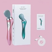 baratos Massajadores de Corpo-Massageador elétrico portátil de corpo inteiro com vibração, martelo e compressa quente para relaxamento dos ombros e pescoço, ideal para beleza e cuidados com a pele.