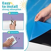 cheap Wall Stickers-Arch Magnetic Wall Decal for Kids Magnetic Chalk Board Sticker Magnet Chalkboard for Wall Peel and Stick Self Adhesive Blackboard Multifunctional for Playroom Home Office School