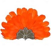 olcso kiegészítők-karnevál 2026 riói karnevál samba kiegészítők többszínű toll karneváli fejdísz brazil fesztivál előadás jelmez