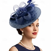 cheap Fascinators &amp; Hats-Derby Fascinator Hat Fascinator Gentlewoman Fancy Dress Women's Masquerade Ascot Horse Racing Festival Adults' Headpiece All Seasons