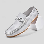 economico Mocassini casual-mocassini da uomo in similpelle viola: comode scarpe casual slip-on da indossare tutti i giorni e per eventi rilassati