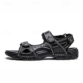 preiswerte Outdoor-Sandalen-Braune Herren-Wandersandalen für Outdoor-Aktivitäten, verstellbarer Riemen, strapazierfähige, rutschfeste Sohle, robuster Freizeitstil für Wandern, Reisen und Sommeraktivitäten
