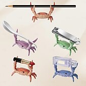 cheap Storage &amp; Organization-4PCS Desk Crab Pen Holder,Creative Crab Pen Holder,New Cute Crab-Shaped Pen Holders,Weightlifting Crabs Penholder Bracket Storage,Funny Desk Decor for Office Desks,Shop Windows,Home