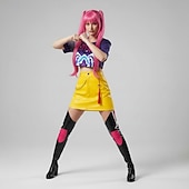  Kpop-inspiriert Von koreanischen Idolen inspiriert Popstar Kostüm Festkleidung Virtuelles Idol for Damen Erwachsene Halloween Karneval Leistung Comic-Konzert Anime Expo