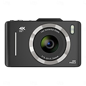זול מצלמה ותמונה-מצלמת וידאו דיגיטלית 4K באיכות Full HD DVC 48MP עם מסך צבעוני בגודל 2.88 אינץ' וזום דיגיטלי פי 18